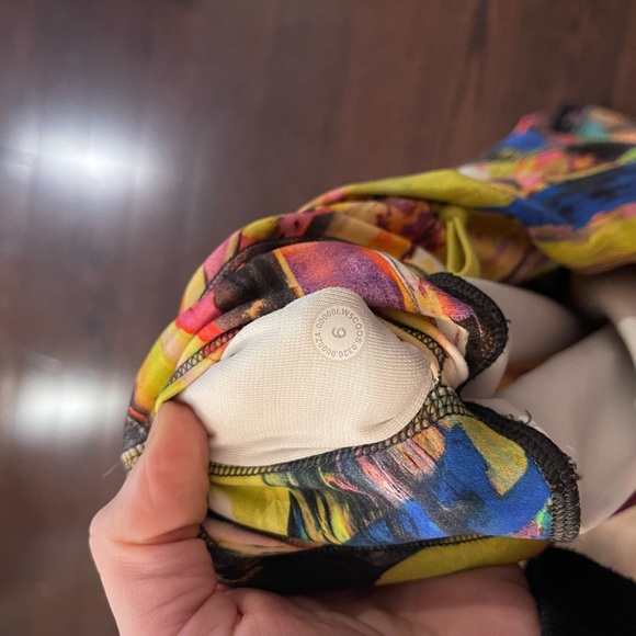 Lululemon Wunder Train HR Tight 25" Artistic Printed Leggings Sz 6 - Picture 3 of 3